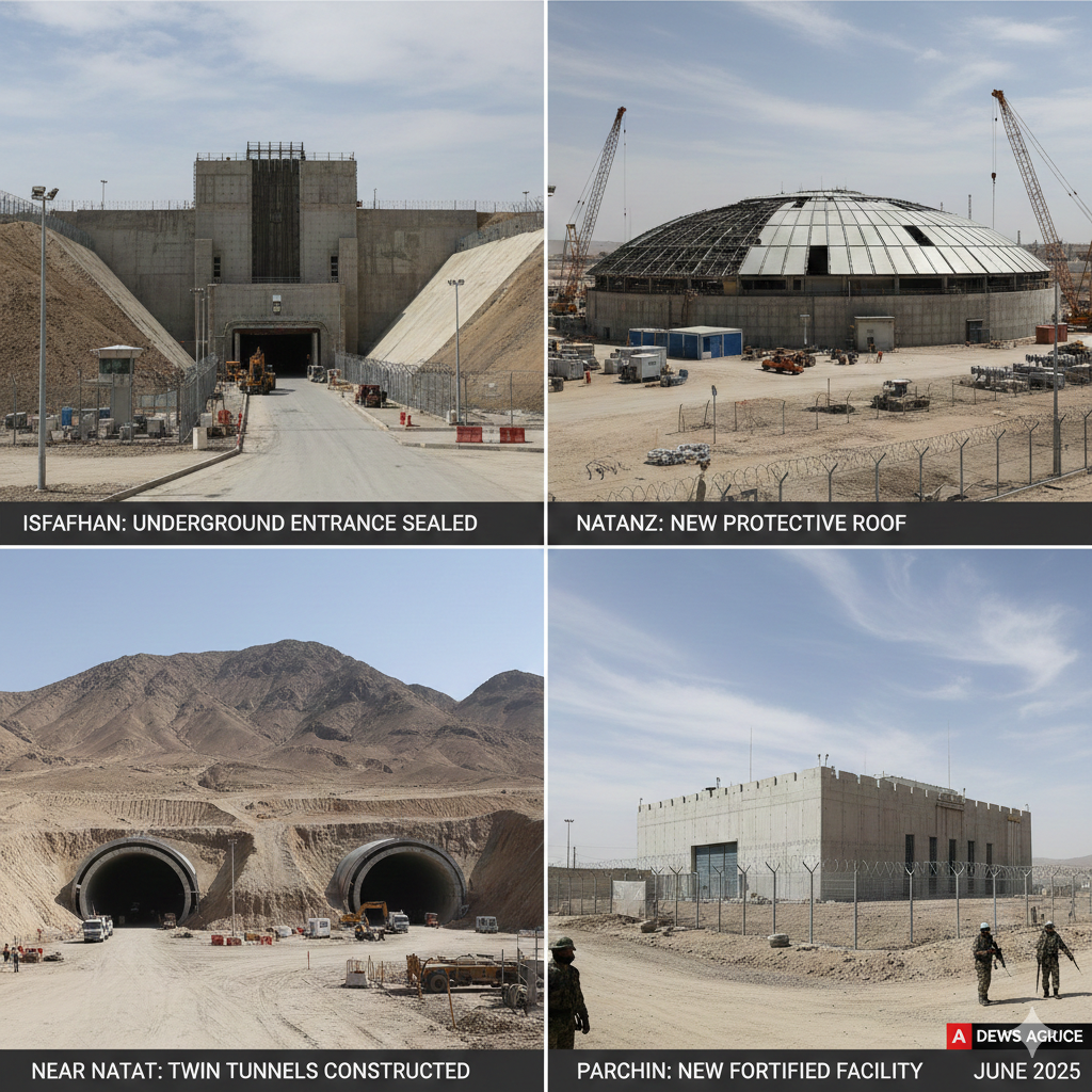 איראן מחזקת את מתקני הגרעין שלה לאחר תקיפות ארה"ב וישראל