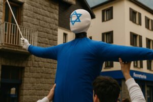 МИД Израиля выразил протест против сожжения чучела с символикой страны на карнавале в Андорре