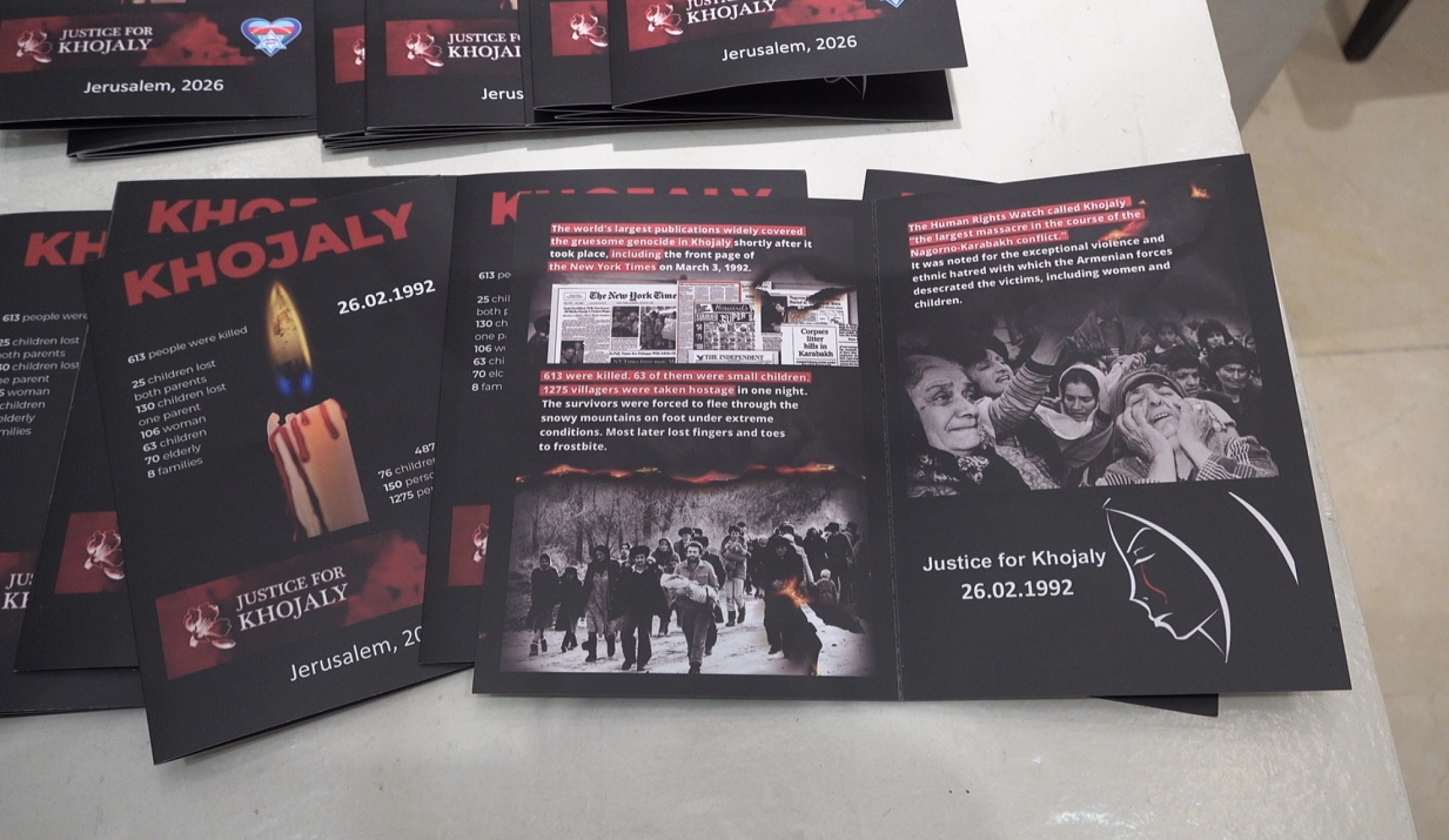 אירועים לציון מלאת 34 שנה לטראגדיה בחודג'אלי בישראל