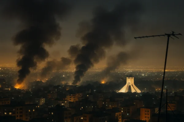 Israeli Army Conducts Series of Attacks on Iranian Infrastructure in Tehran