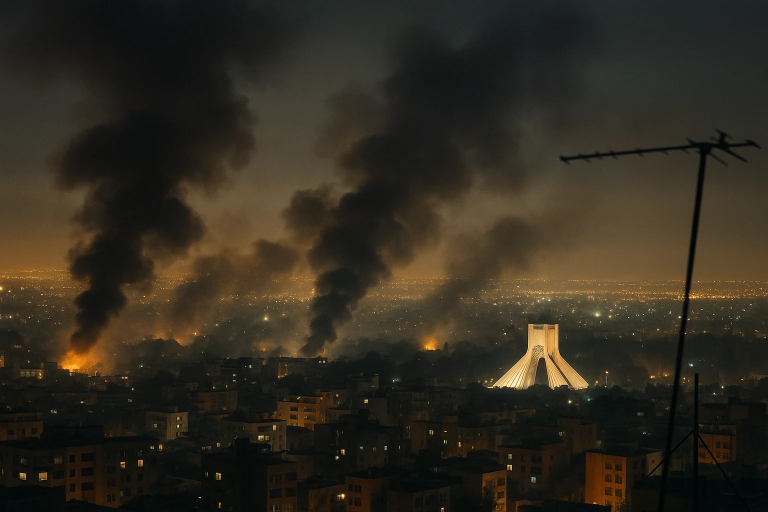 İsrail ordusu Tehrandakı İran infrastrukturuna qarşı bir sıra hücumlar həyata keçirir